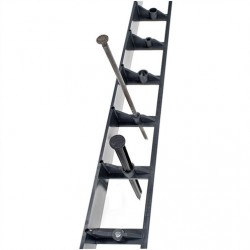 Plastikiniai vejos/skaldos atskyrimo borteliai 45mm aukščio (1m), vnt